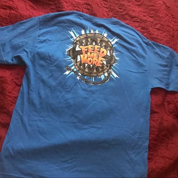 WWE Wake Up it’s Feeding Time Blue T-Shirt Ryback - Picture 7 of 8